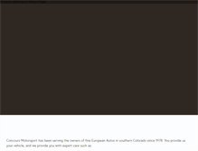 Tablet Screenshot of concoursmotorsport.com